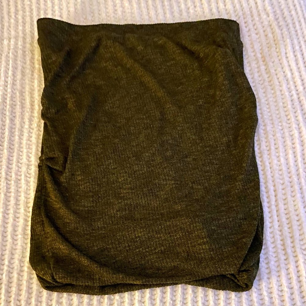 Zara Khaki Green Bodycon Mini Skirt